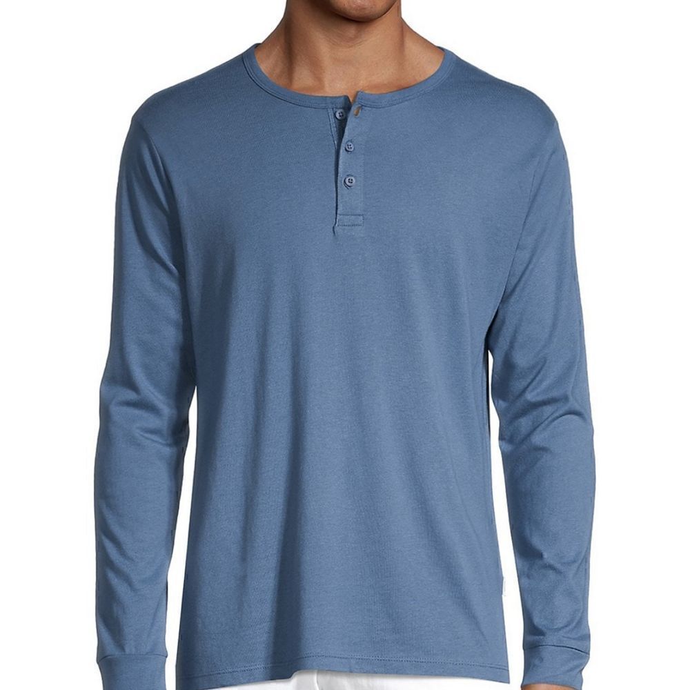 Onia man Miles Long-Sleeve Henley T-Shirt size Xl